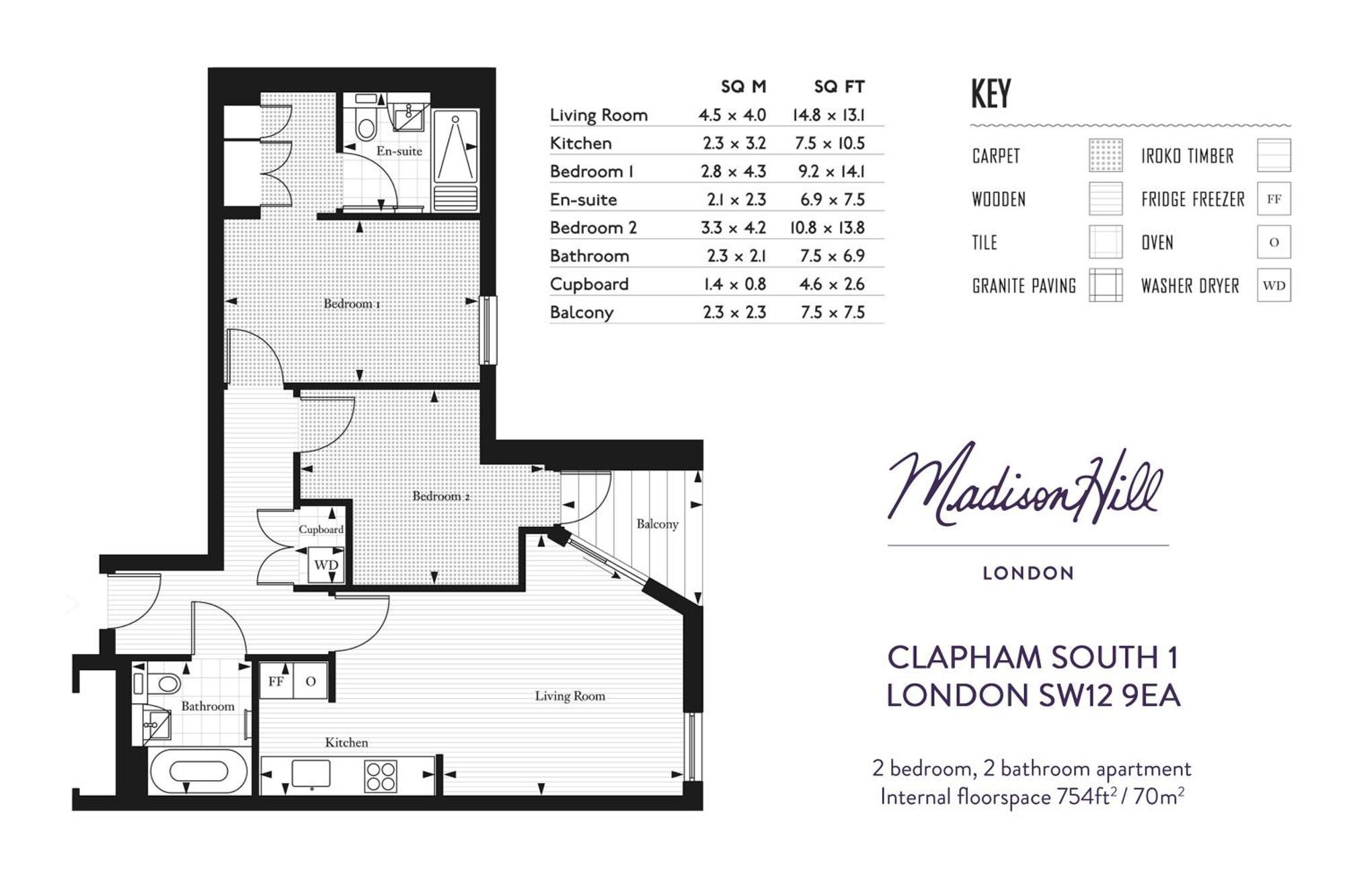 Madison Hill - Clapham South 1 - Two Bedroom Flat London Exteriör bild